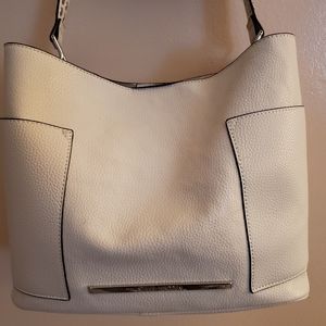 Steve Madden light grey shoulder bag